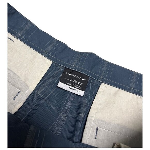 Nike GOLF Plaid Lightweight Summer Spring Fall Outdoor Casual Mens Pants Large - Picture 4 of 5